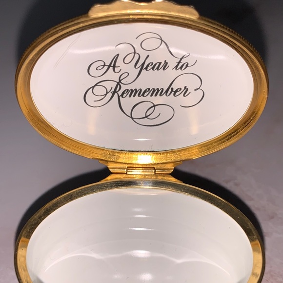 HALCYON DAYS Enamel Trinket box Vintage - Picture 3 of 4